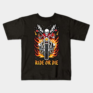 RIDE OR DIE! Kids T-Shirt